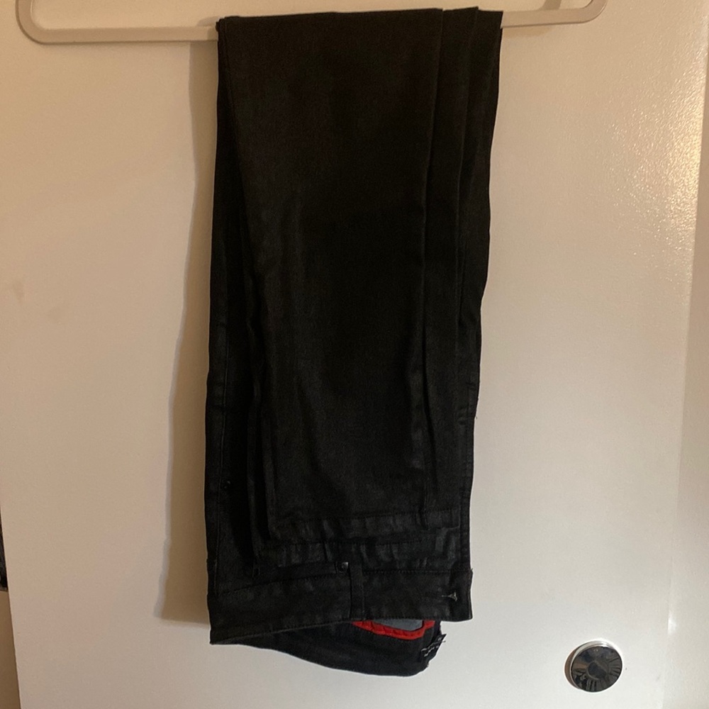 New Universal Standard jeans in dark blue with ankle zipper